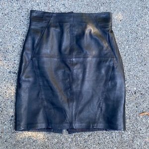 Faux Leather Skirt